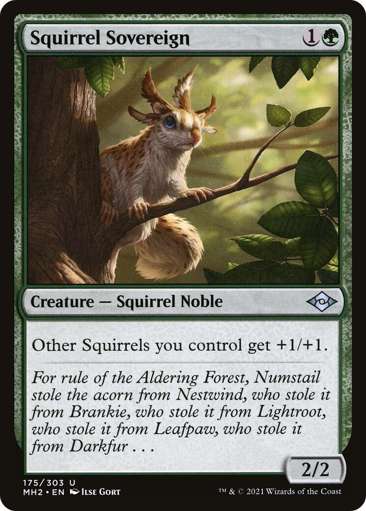 Image for Squirrel Sovereign (175) (Modern Horizons 2) - Magic: The Gathering
