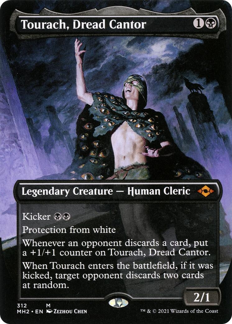 Tourach, Dread Cantor (Borderless) (312) (Modern Horizons 2)