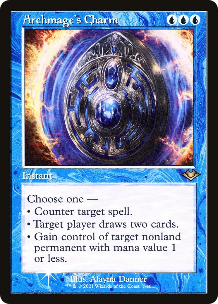 Archmage's Charm (Retro Frame) (7) (Modern Horizons)