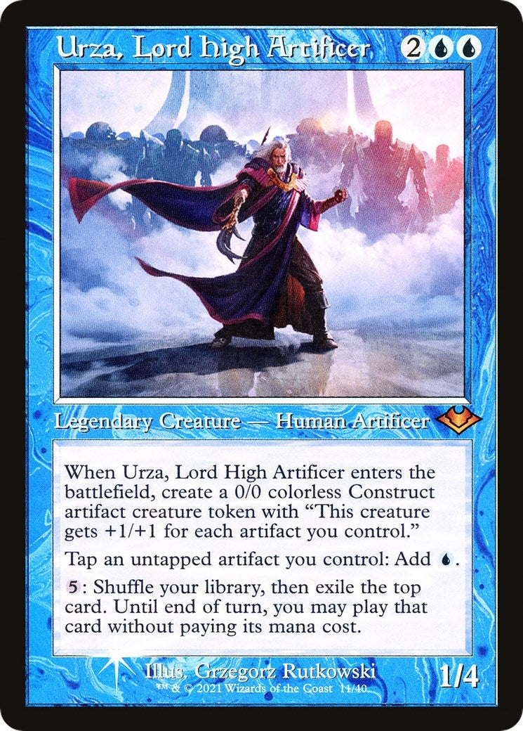 Urza, Lord High Artificer (Retro Frame) (11) (Modern Horizons)