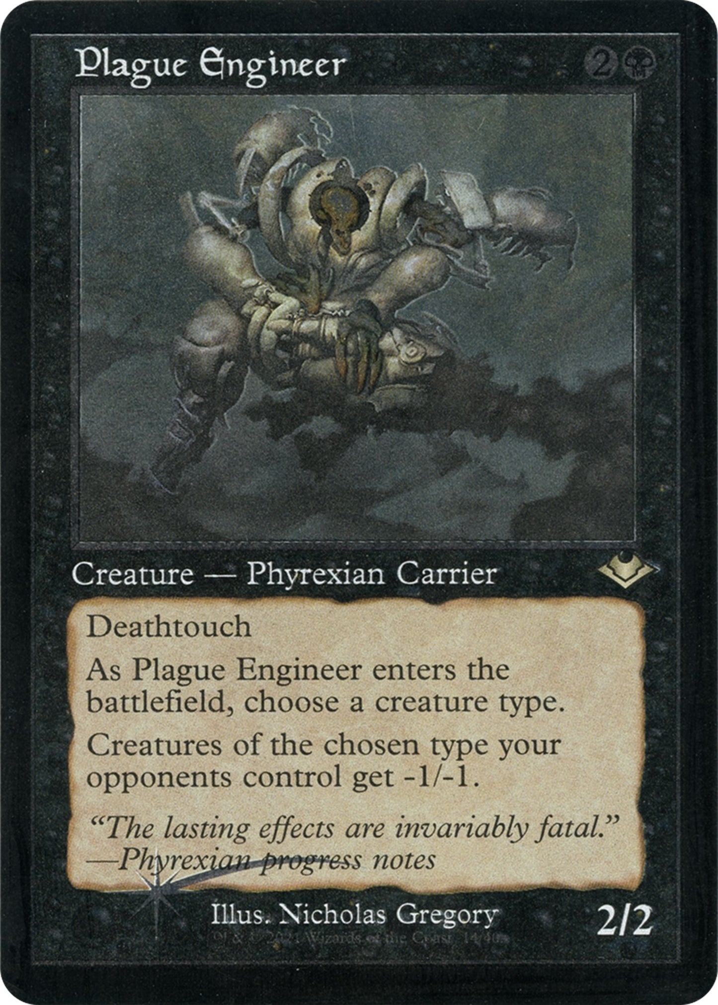 Image for Plague Engineer (Retro Frame) (Foil Etched) (14) (Modern Horizons) - Magic: The Gathering