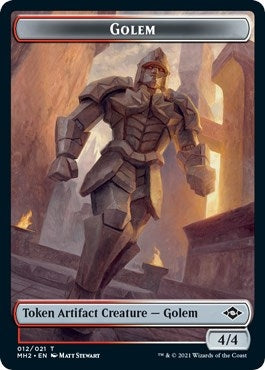 Golem Token (12) (Modern Horizons 2)