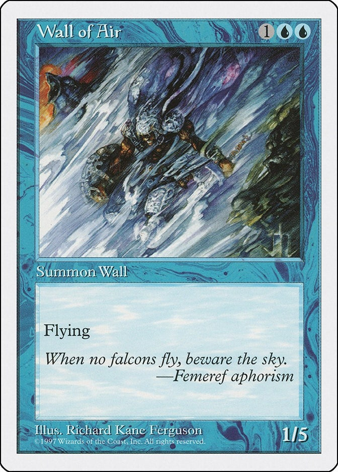 Wall of Air (Fifth Edition)