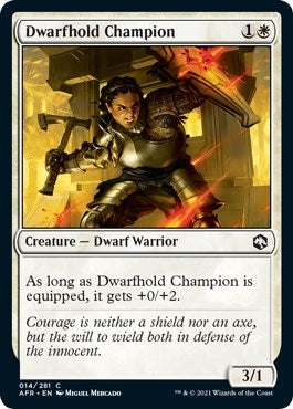 Image for Dwarfhold Champion (14) (Adventures in the Forgotten Realms) - Magic: The Gathering
