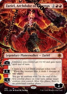 Zariel, Archduke of Avernus (Borderless) (285) (Adventures in the Forgotten Realms)