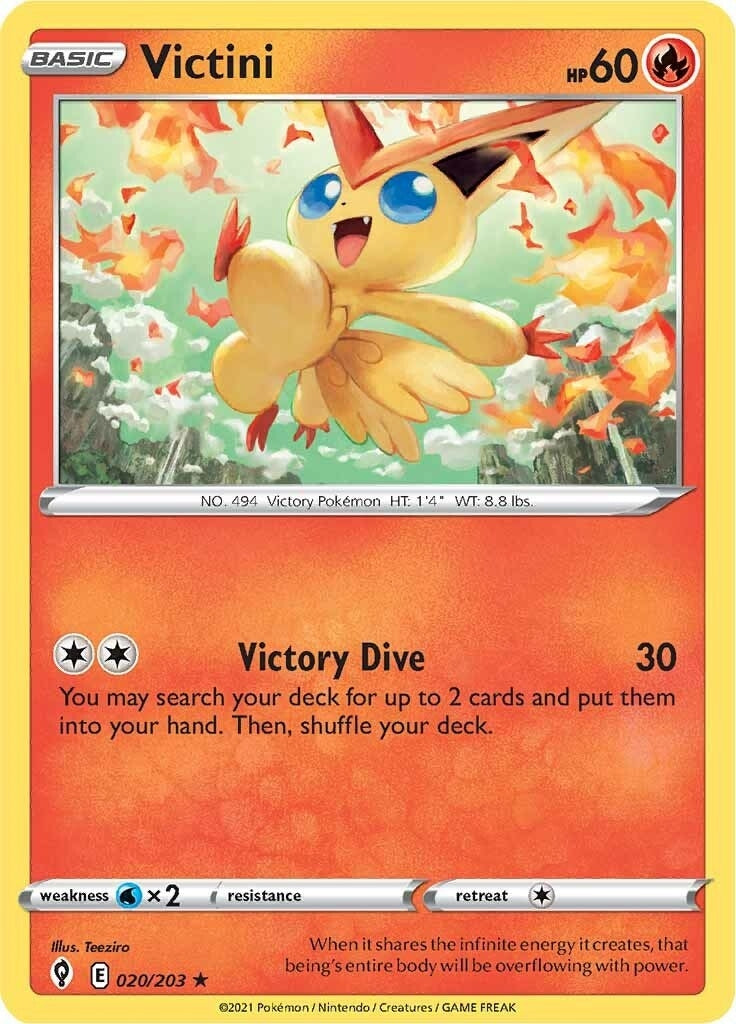 Victini (020/203) (SWSH07: Evolving Skies)