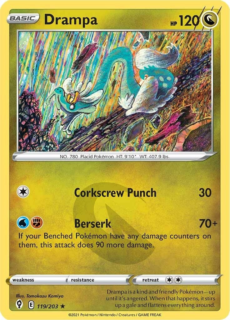 Drampa (119/203) (SWSH07: Evolving Skies)