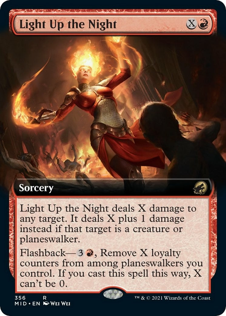 Light Up the Night (Extended Art) (356) (Innistrad: Midnight Hunt)