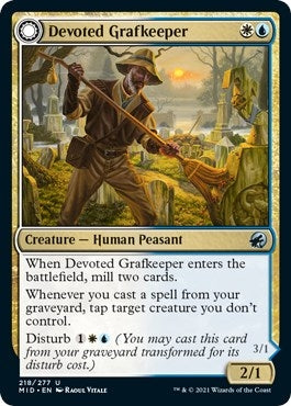 Devoted Grafkeeper (218) (Innistrad: Midnight Hunt)