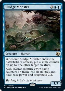 Image for Sludge Monster (76) (Innistrad: Midnight Hunt) - Magic: The Gathering