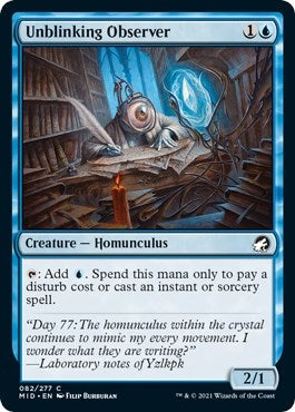 Image for Unblinking Observer (82) (Innistrad: Midnight Hunt) - Magic: The Gathering