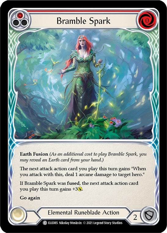 Image for Bramble Spark (Red) (ELE085) (Tales of Aria) - Flesh and Blood TCG