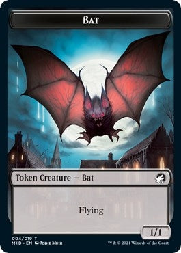 Bat Token (4) (Innistrad: Midnight Hunt)