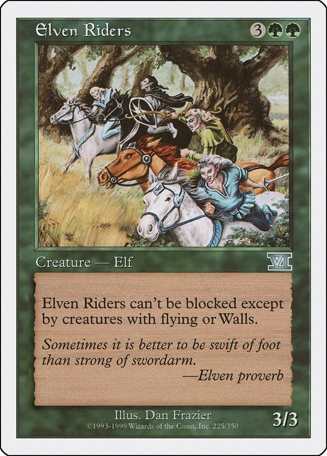 Elven Riders (225) (Classic Sixth Edition)