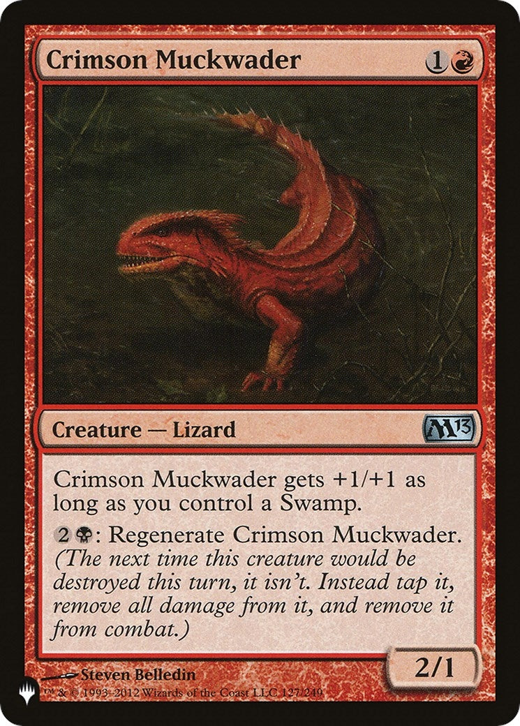 Image for Crimson Muckwader (127/249) (The List Reprints) (LIST) - Magic: The Gathering