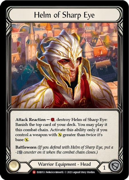 Image for Helm of Sharp Eye (EVR053) (Everfest) - Flesh and Blood TCG