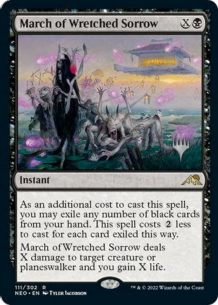 March of Wretched Sorrow (111) (Kamigawa: Neon Dynasty) (PPNEO)