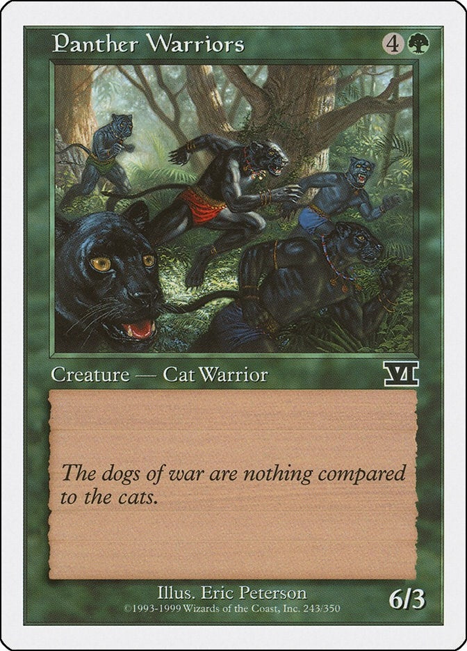 Panther Warriors (243) (Classic Sixth Edition)