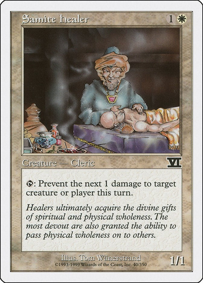 Samite Healer (40) (Classic Sixth Edition)