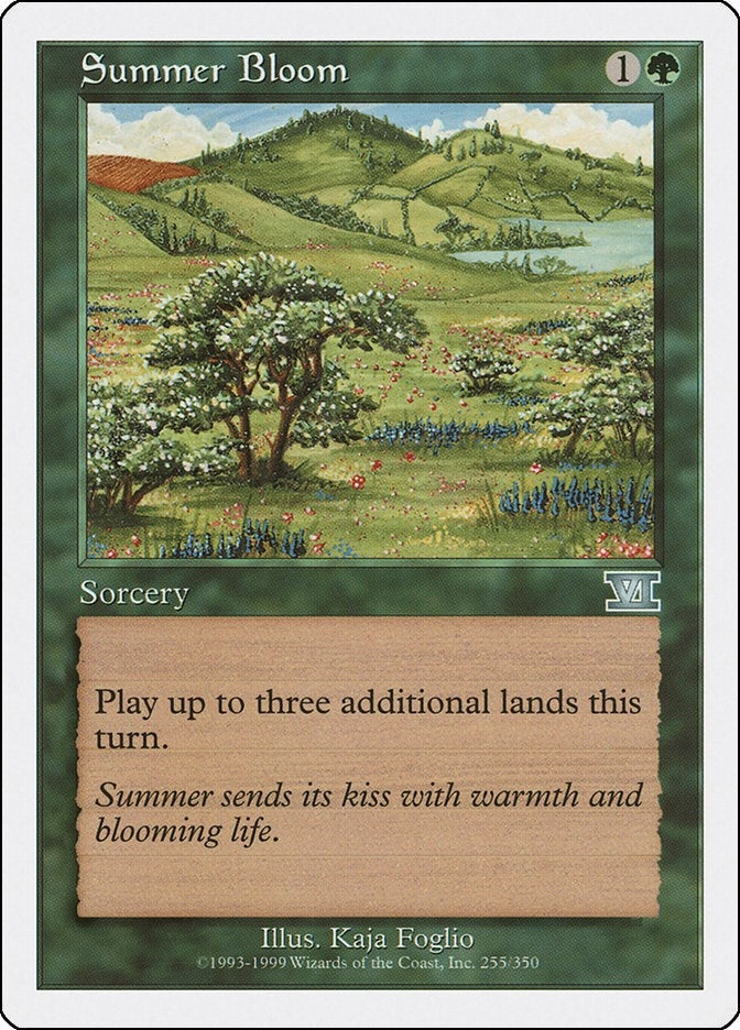Image for Summer Bloom (255) (Classic Sixth Edition) - Magic: The Gathering