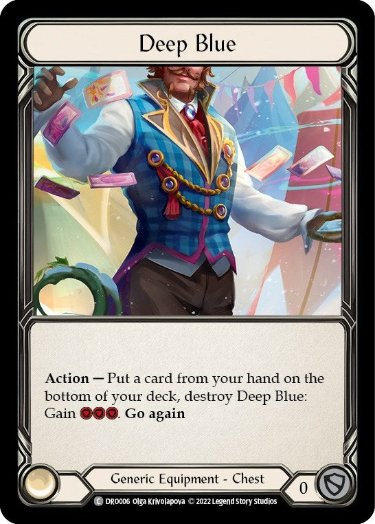 Image for Deep Blue (DRO006) (Blitz Deck: Uprising - Dromai) - Flesh and Blood TCG