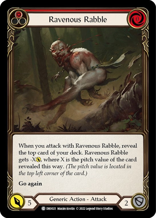 Image for Ravenous Rabble (DRO021) (Blitz Deck: Uprising - Dromai) - Flesh and Blood TCG