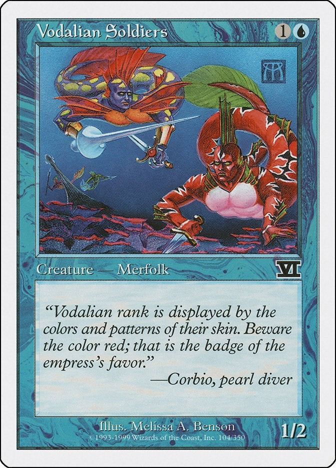 Image for Vodalian Soldiers (104) (Classic Sixth Edition) - Magic: The Gathering