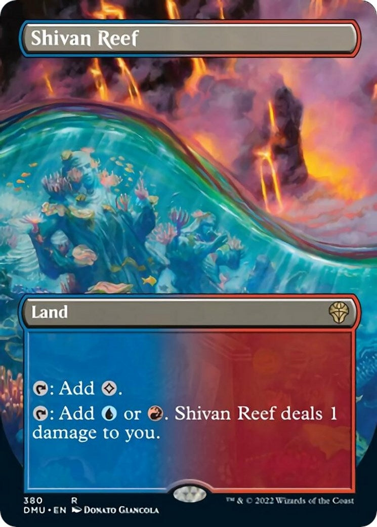 Shivan Reef (Borderless) (380) (Dominaria United)