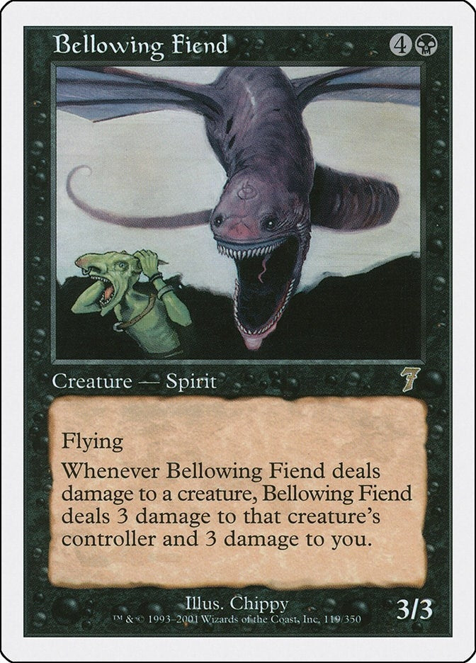 Image for Bellowing Fiend (119) (7th Edition) - Magic: The Gathering
