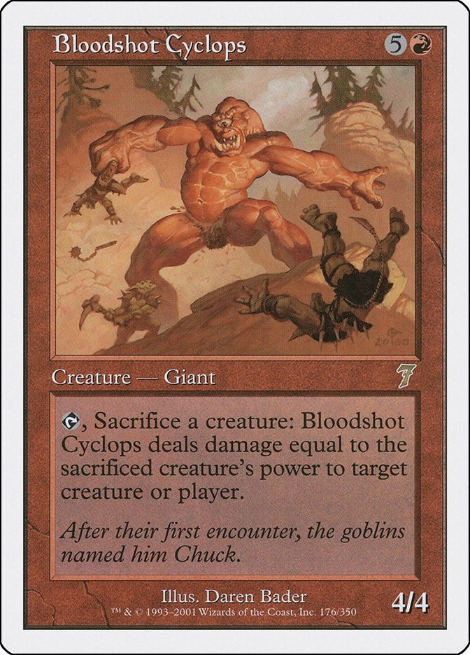 Bloodshot Cyclops (176) (7th Edition)