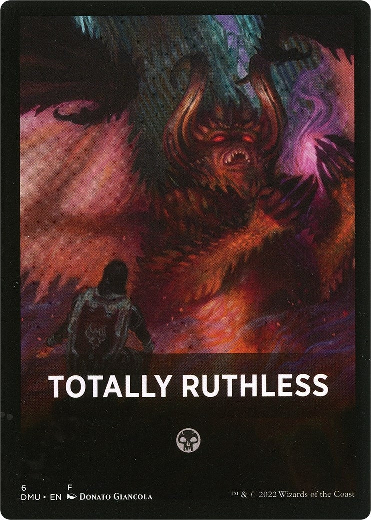 Image for Totally Ruthless Theme Card (6) (Dominaria United) - Magic: The Gathering
