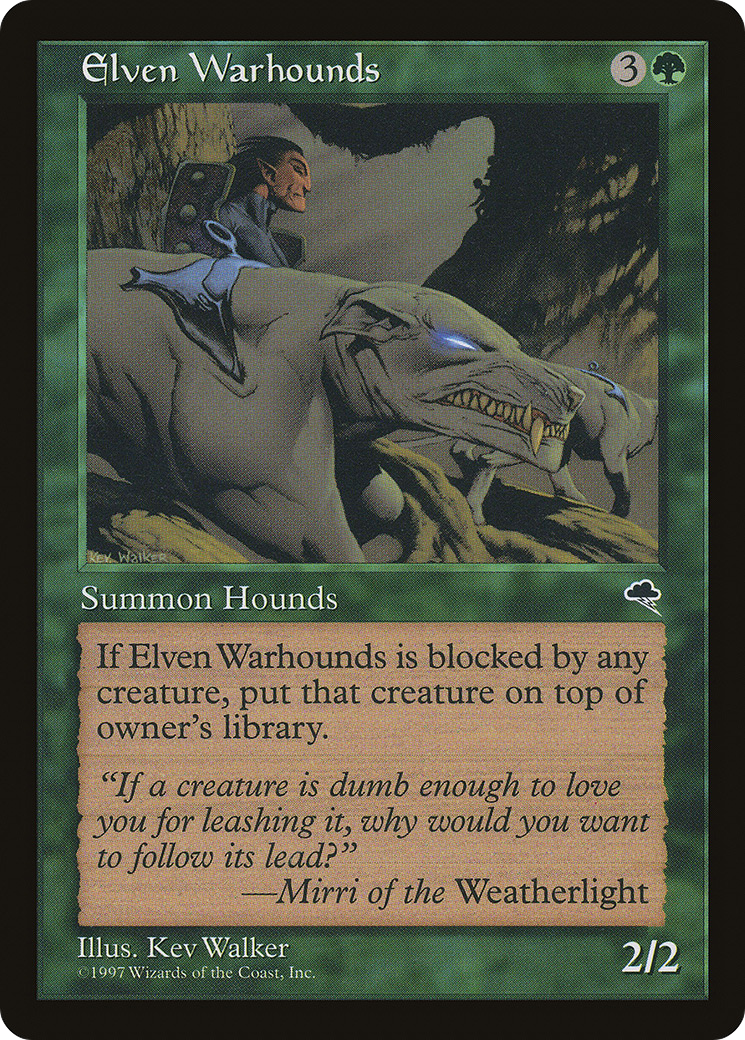Elven Warhounds (225) (TMP)