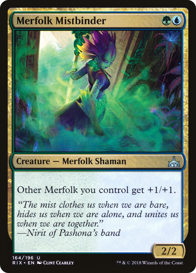Merfolk Mistbinder (RIX-164) - Rivals of Ixalan Foil
