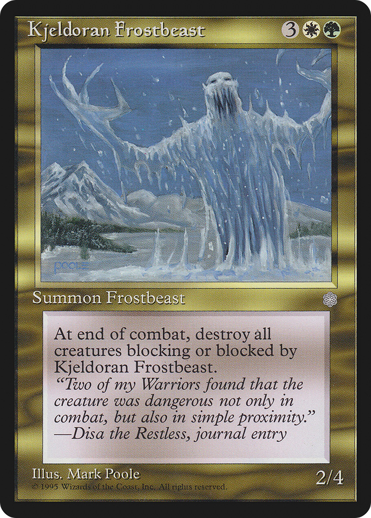 Kjeldoran Frostbeast (ICE)