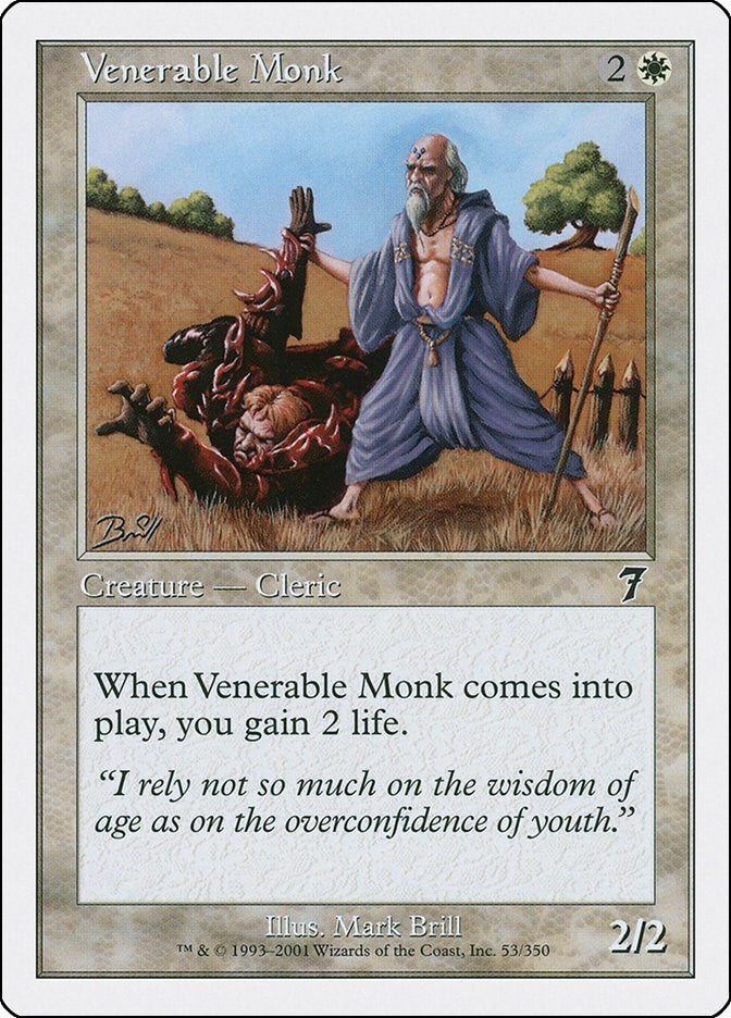 Image for Venerable Monk (53) (7th Edition) - Magic: The Gathering