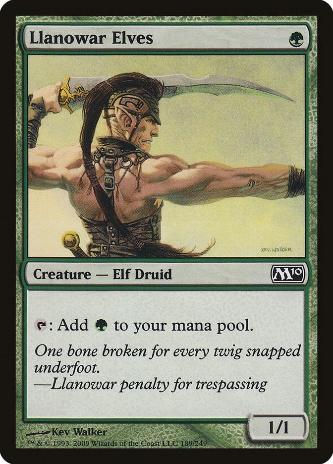 Image for Llanowar Elves (189) (Magic 2010 (M10)) (M10) - Magic: The Gathering