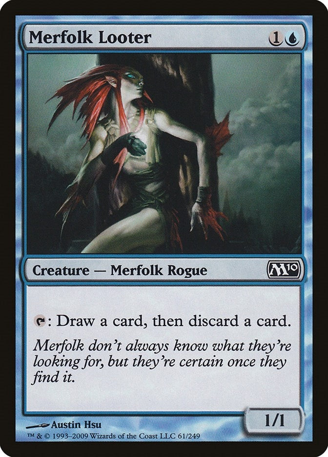 Image for Merfolk Looter (61) (Magic 2010 (M10)) (M10) - Magic: The Gathering