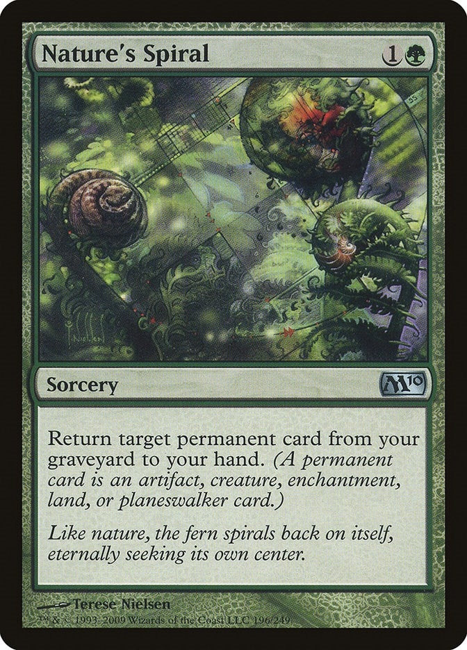 Image for Nature's Spiral (196) (Magic 2010 (M10)) (M10) - Magic: The Gathering