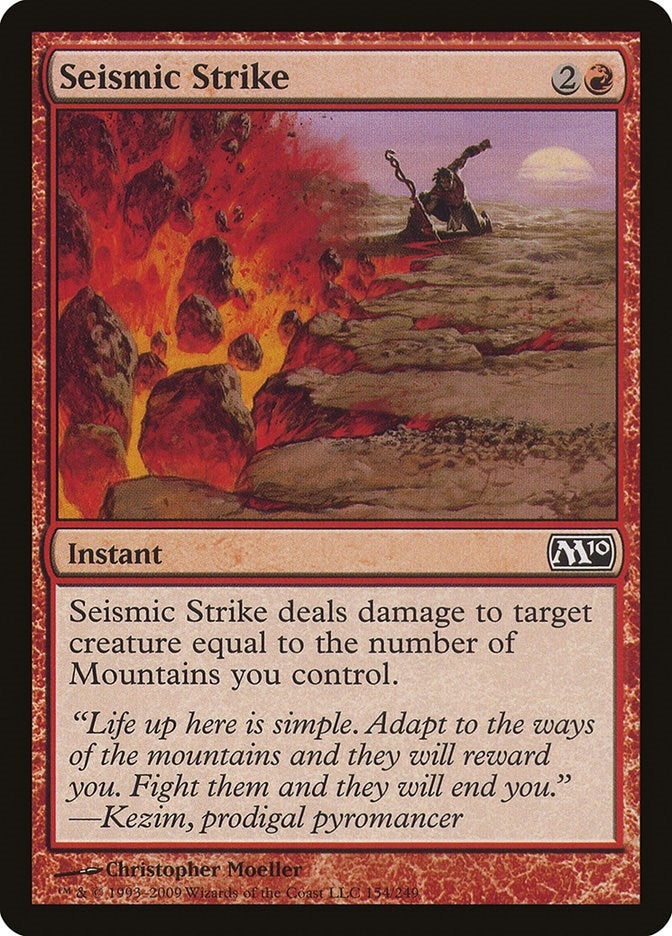 Image for Seismic Strike (154) (Magic 2010 (M10)) (M10) - Magic: The Gathering