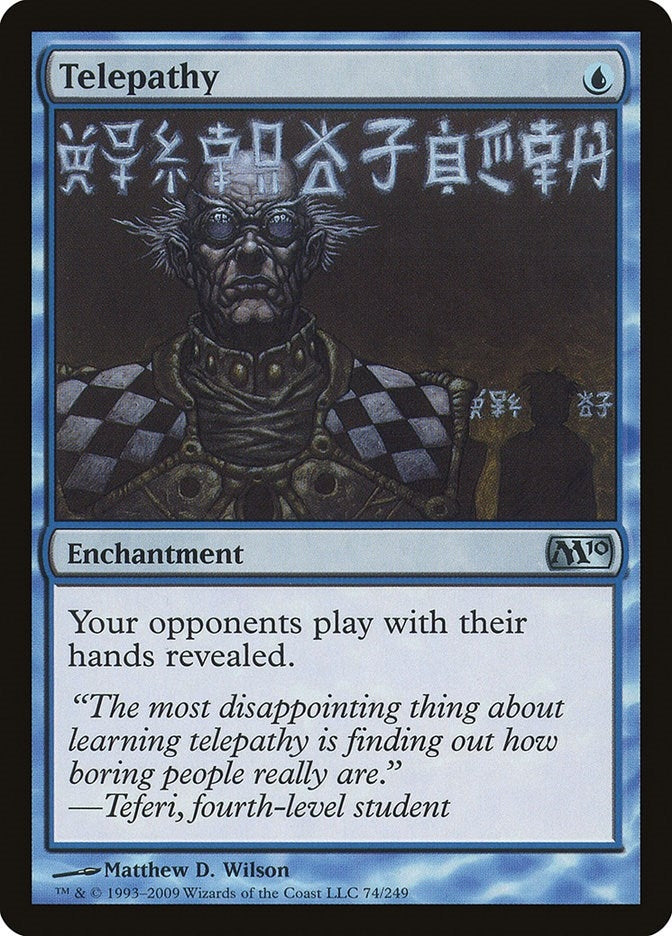 Image for Telepathy (74) (Magic 2010 (M10)) (M10) - Magic: The Gathering