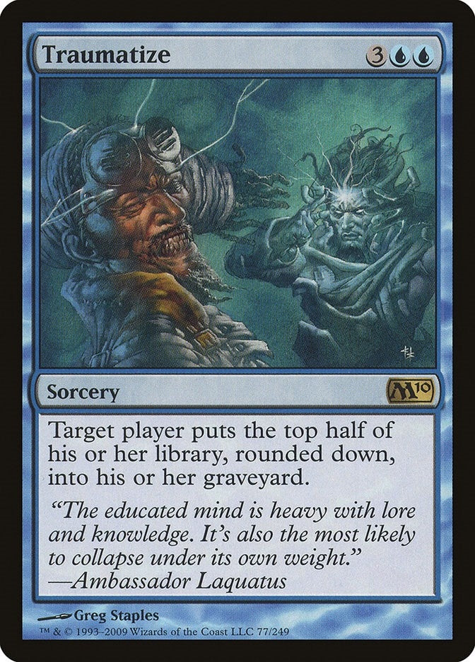 Image for Traumatize (77) (Magic 2010 (M10)) (M10) - Magic: The Gathering