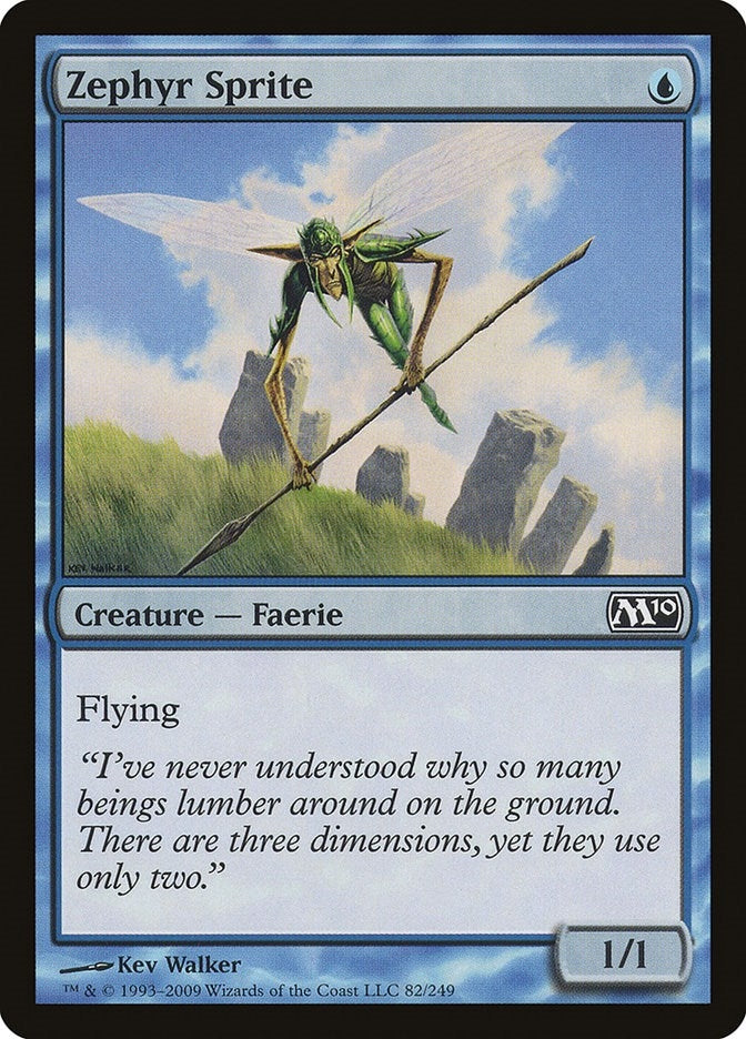 Image for Zephyr Sprite (82) (Magic 2010 (M10)) (M10) - Magic: The Gathering