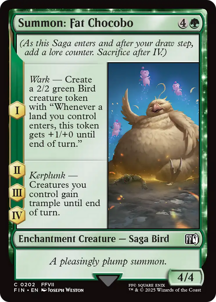 Summon: Fat Chocobo (202) (FIN)