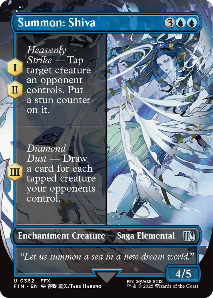 Summon: Shiva (Borderless) (362) (FIN)