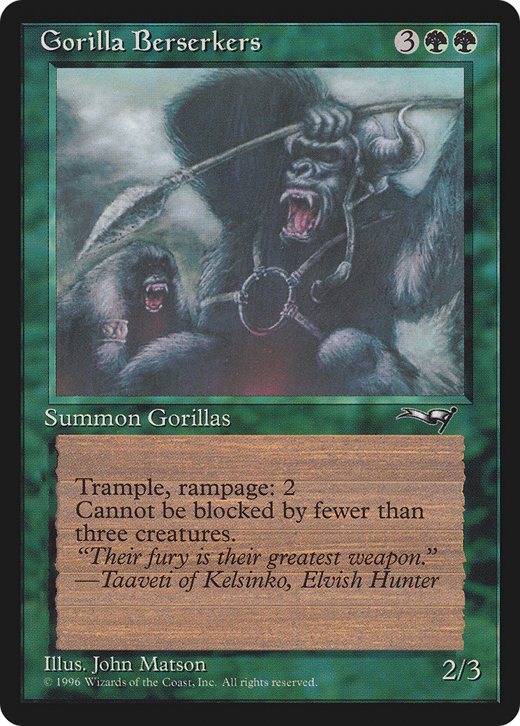 Gorilla Berserkers (76) (ALL)