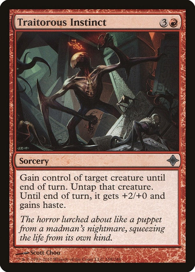 Image for Traitorous Instinct (168) (Rise of the Eldrazi) - Magic: The Gathering