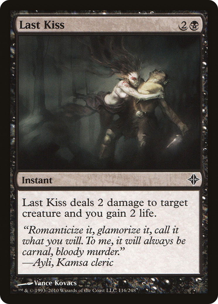 Last Kiss (ROE-116) - Rise of the Eldrazi Foil