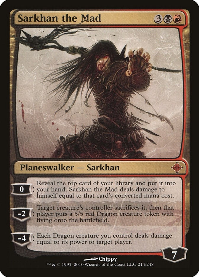Image for Sarkhan the Mad (214) (Rise of the Eldrazi) - Magic: The Gathering