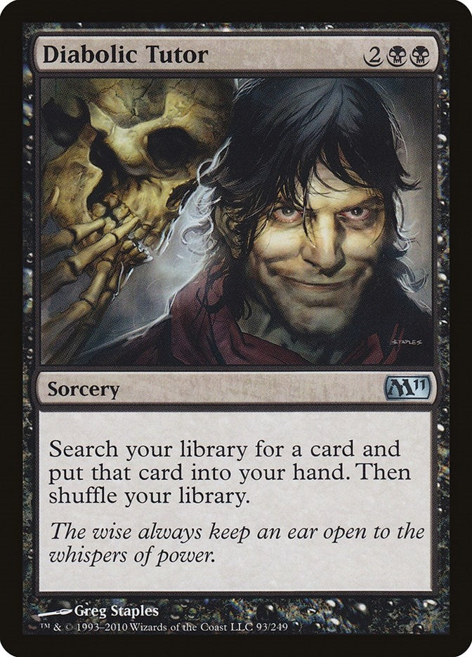 Diabolic Tutor (93) (Magic 2011 (M11))
