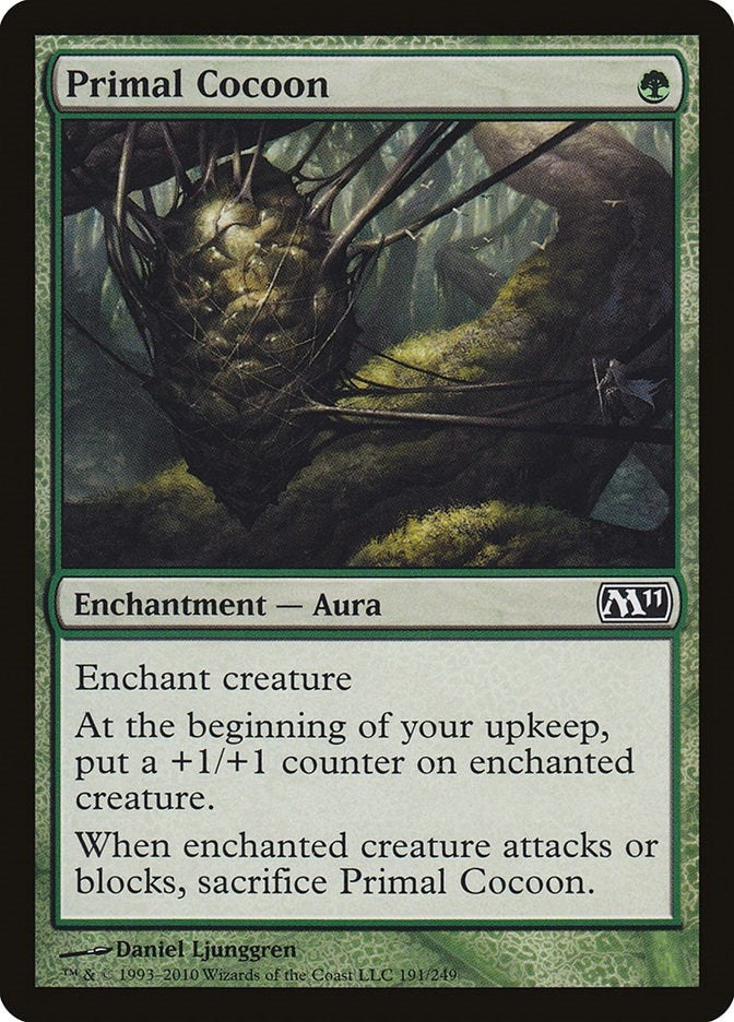 Image for Primal Cocoon (191) (Magic 2011 (M11)) - Magic: The Gathering